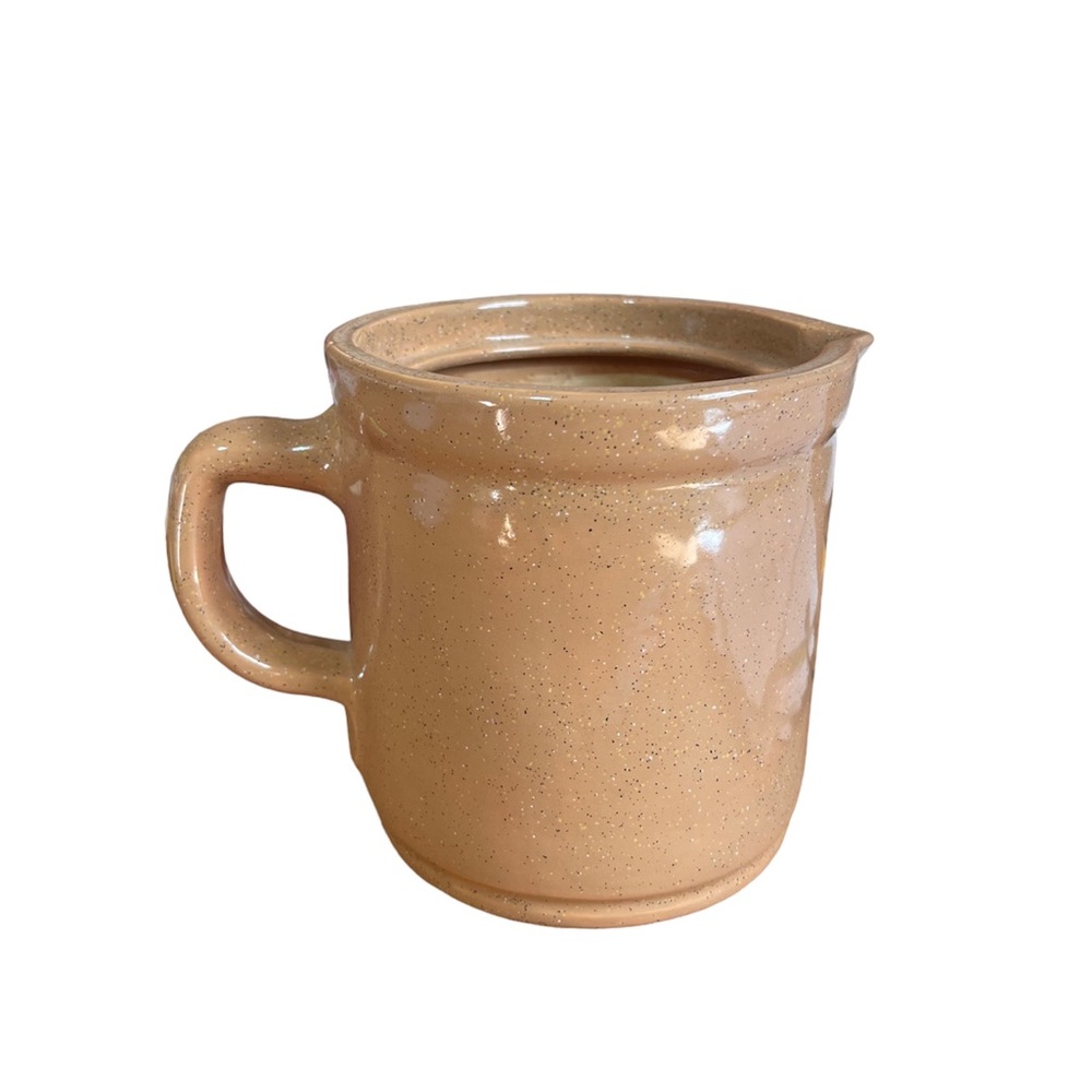 Pitcher/Creamer Ran Flakes Pottery 5” Tall signed A&B HC 580